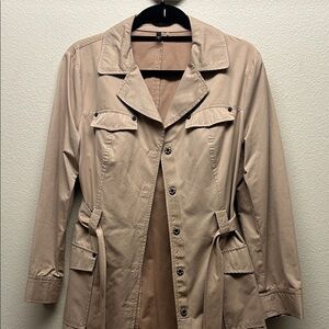 Tahari Beige Trench Coat